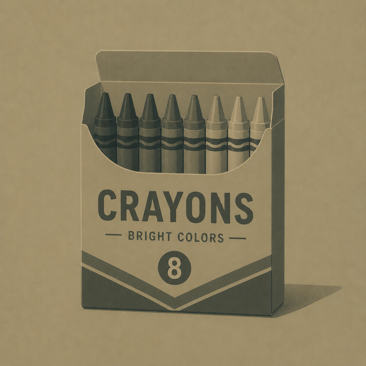 box of cryaon