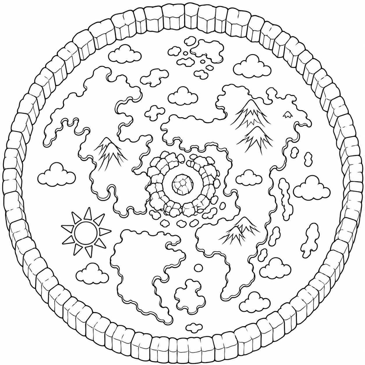 coloring book page
